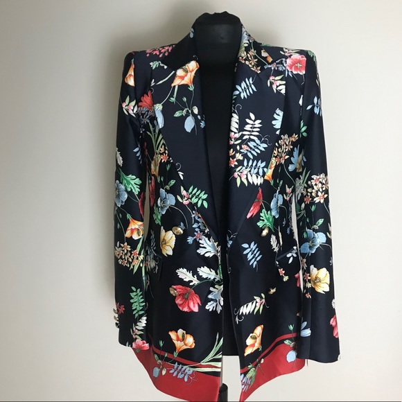 Zara Jackets & Blazers - Zara Blue Floral Blazer NWT
